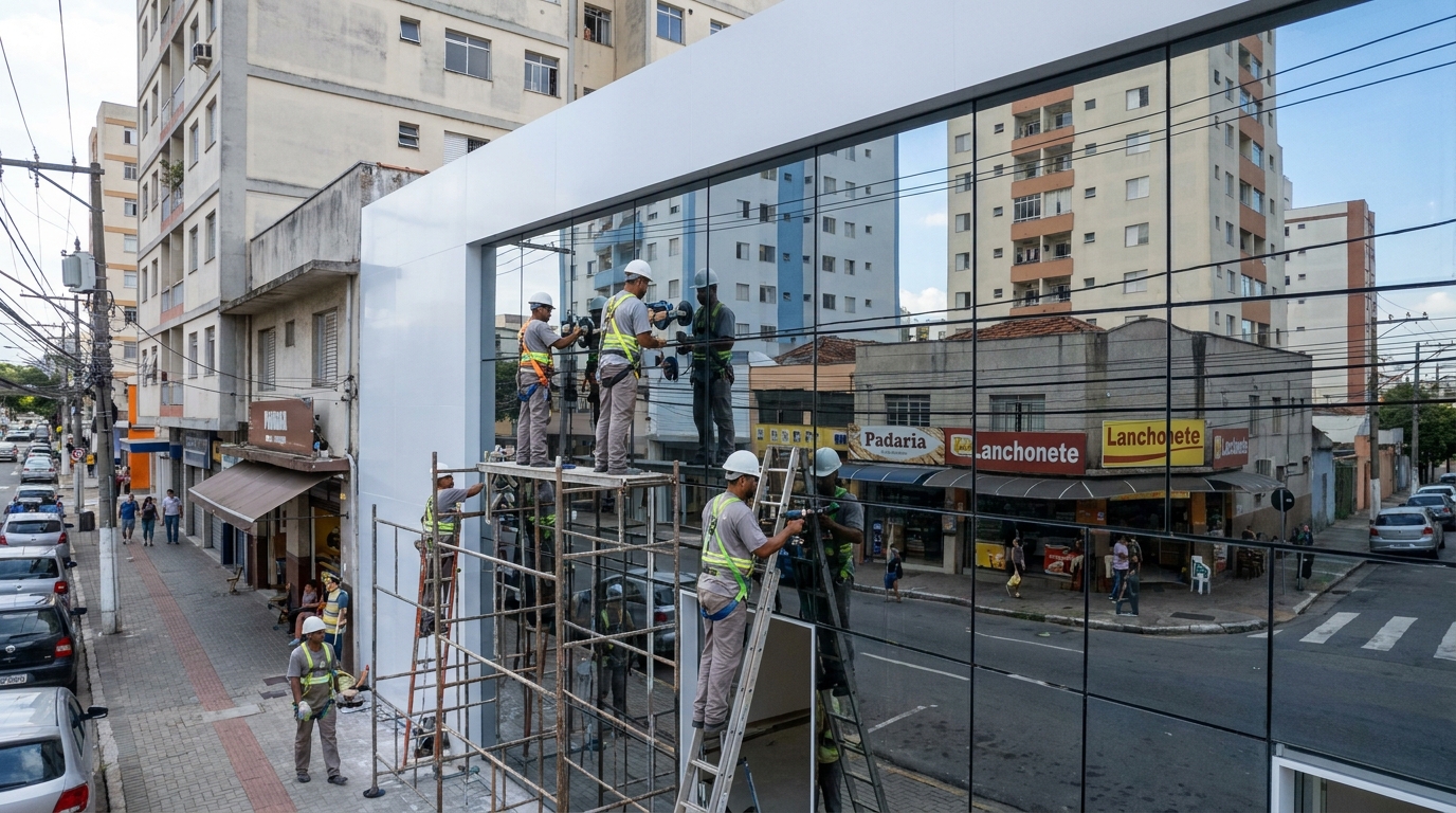 Fechamentos em Vidro em Franca‑SP