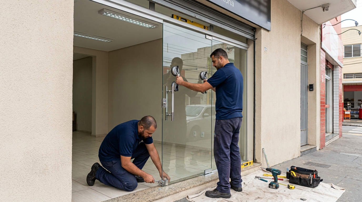 Portas Residenciais e Comerciais em Franca‑SP
