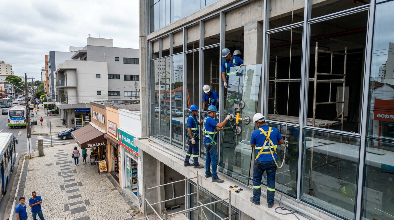 Fachada de Vidro em Franca‑SP